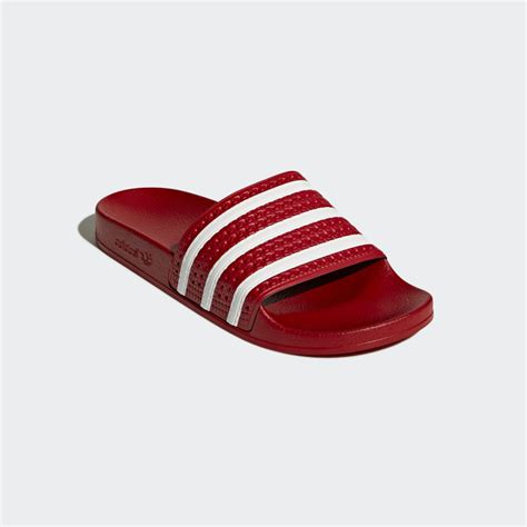 adidas slipp rood zwart|adidas club slippers.